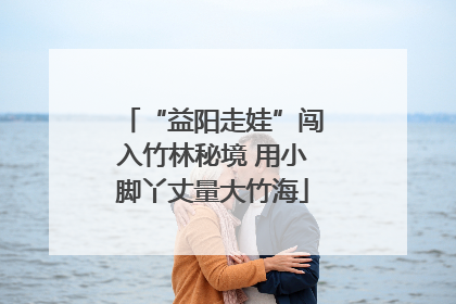 “益阳走娃”闯入竹林秘境 用小脚丫丈量大竹海