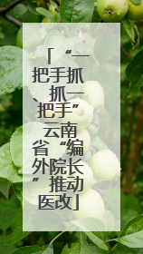 “一把手抓、抓一把手” 云南省“编外院长”推动医改