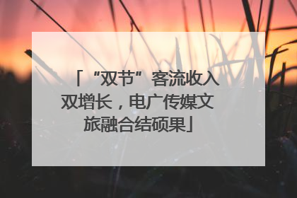 “双节”客流收入双增长，电广传媒文旅融合结硕果