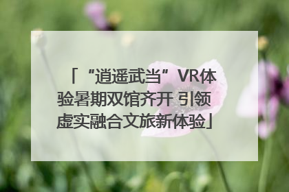 “逍遥武当”VR体验暑期双馆齐开 引领虚实融合文旅新体验