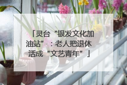 灵台“银发文化加油站”：老人把退休活成“文艺青年”