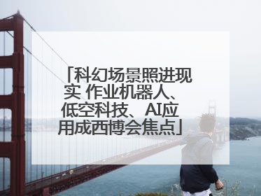 科幻场景照进现实 作业机器人、低空科技、AI应用成西博会焦点