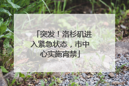 突发！洛杉矶进入紧急状态，市中心实施宵禁