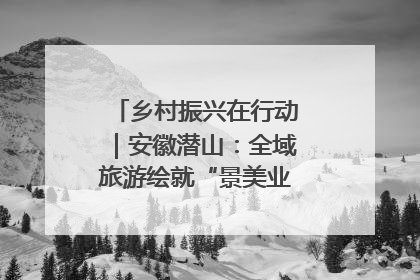 乡村振兴在行动｜安徽潜山：全域旅游绘就“景美业兴民富”新画卷