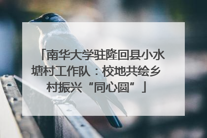 南华大学驻隆回县小水塘村工作队：校地共绘乡村振兴“同心圆”