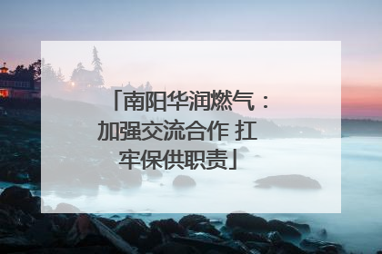 南阳华润燃气：加强交流合作 扛牢保供职责