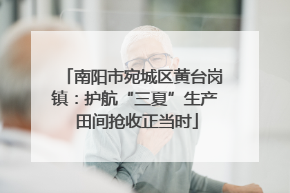 南阳市宛城区黄台岗镇：护航“三夏”生产 田间抢收正当时