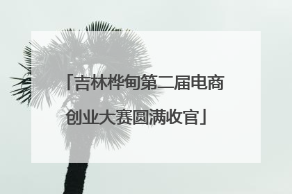 吉林桦甸第二届电商创业大赛圆满收官