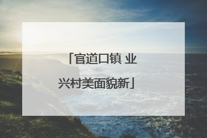 官道口镇 业兴村美面貌新