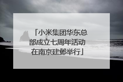 小米集团华东总部成立七周年活动在南京建邺举行