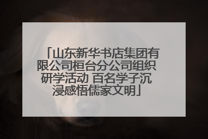 山东新华书店集团有限公司桓台分公司组织研学活动 百名学子沉浸感悟儒家文明