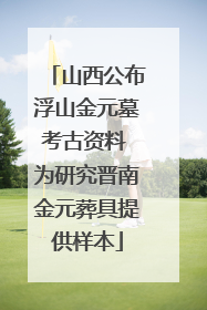 山西公布浮山金元墓考古资料 为研究晋南金元葬具提供样本