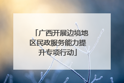 广西开展边境地区民政服务能力提升专项行动