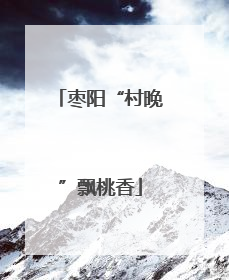 枣阳“村晚”飘桃香