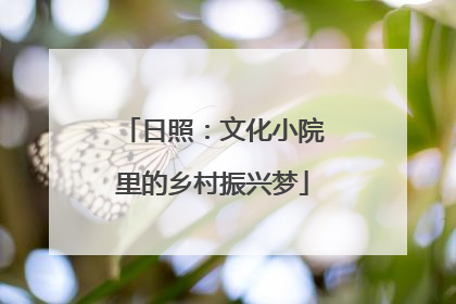 日照：文化小院里的乡村振兴梦