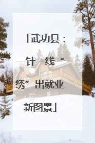 武功县：一针一线“绣”出就业新图景