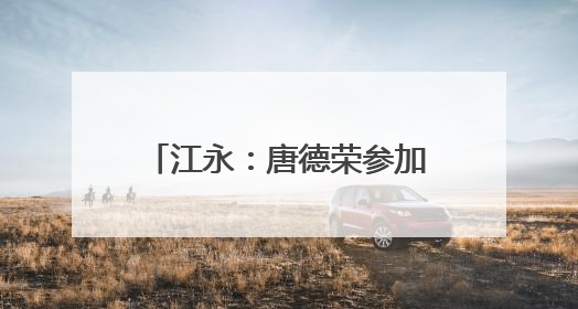 江永：唐德荣参加潇浦镇四级人大代表进站小组活动