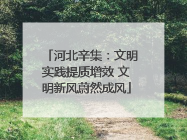 河北辛集：文明实践提质增效 文明新风蔚然成风