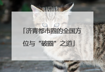 济青都市圈的全国方位与“破圈”之道