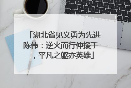 湖北省见义勇为先进陈伟：逆火而行伸援手，平凡之躯亦英雄