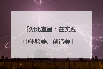 湖北宜昌：在实践中体验美、创造美