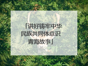 讲好铸牢中华民族共同体意识青海故事