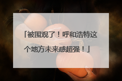 被围观了！呼和浩特这个地方未来感超强！