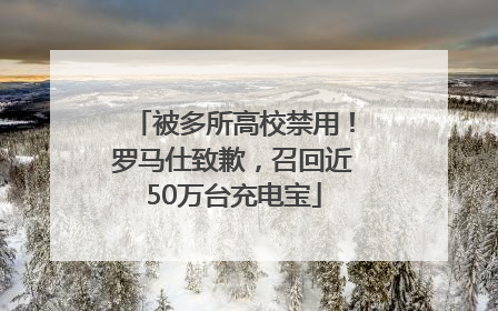 被多所高校禁用！罗马仕致歉，召回近50万台充电宝
