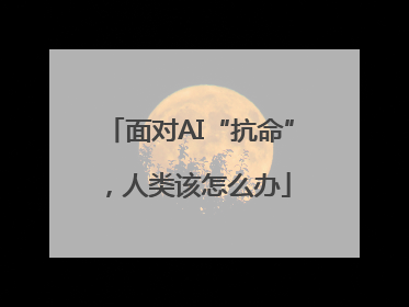 面对AI“抗命”，人类该怎么办