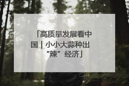 高质量发展看中国｜小小大蒜种出“辣”经济