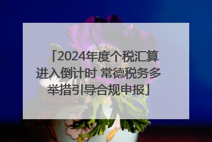 2024年度个税汇算进入倒计时 常德税务多举措引导合规申报